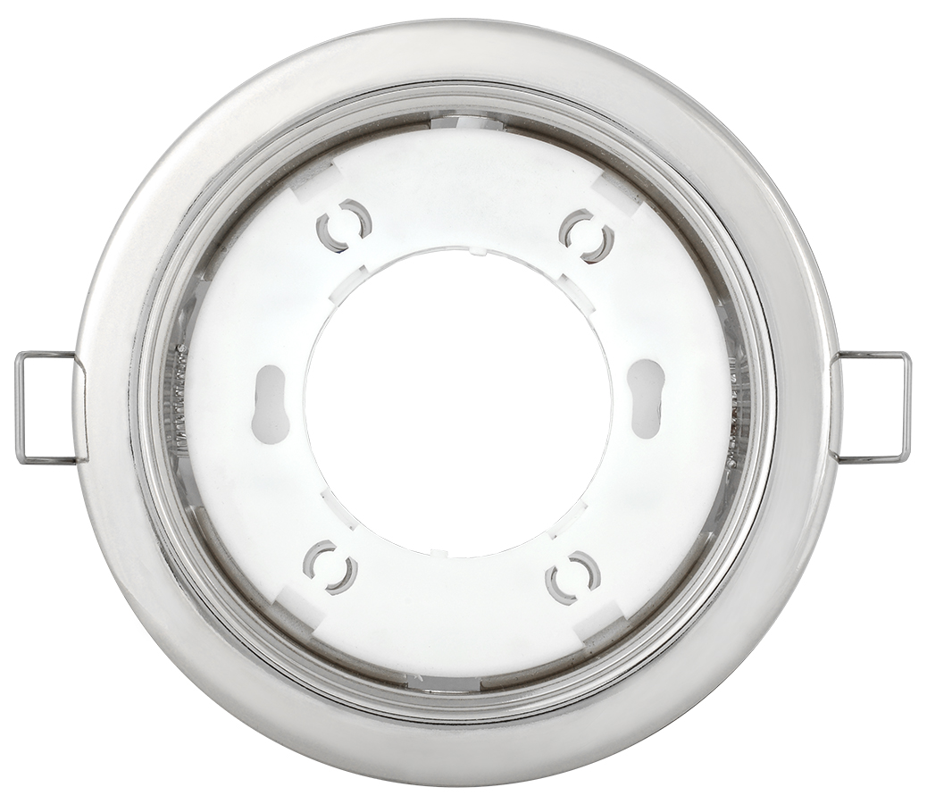 Светильник 4114 встраиваемый декоративный под лампу GX53 хром