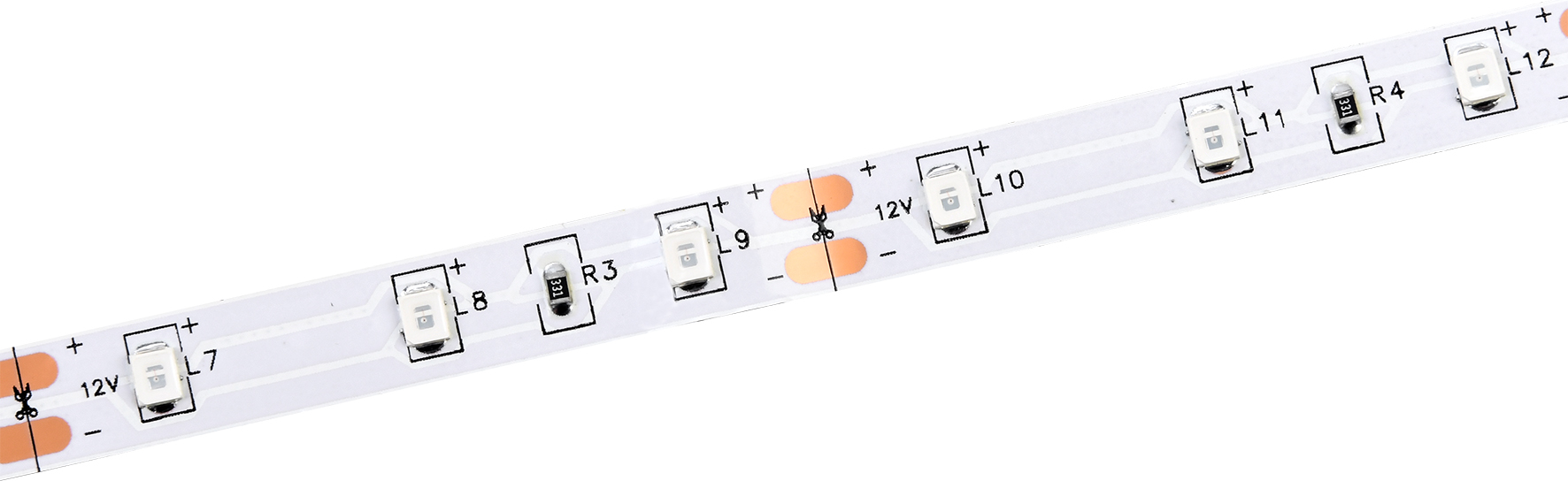Лента светодиодная 5м LSR-2835Y60 4,8Вт/м 12В IP20 60LED/м