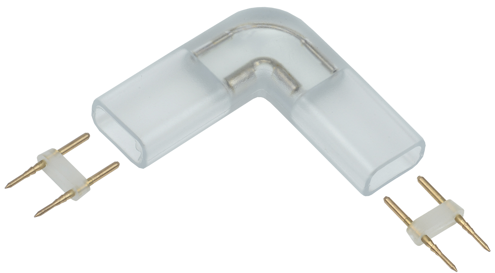 Коннектор угловой 5 шт MONO 12мм (разъем-разъем)