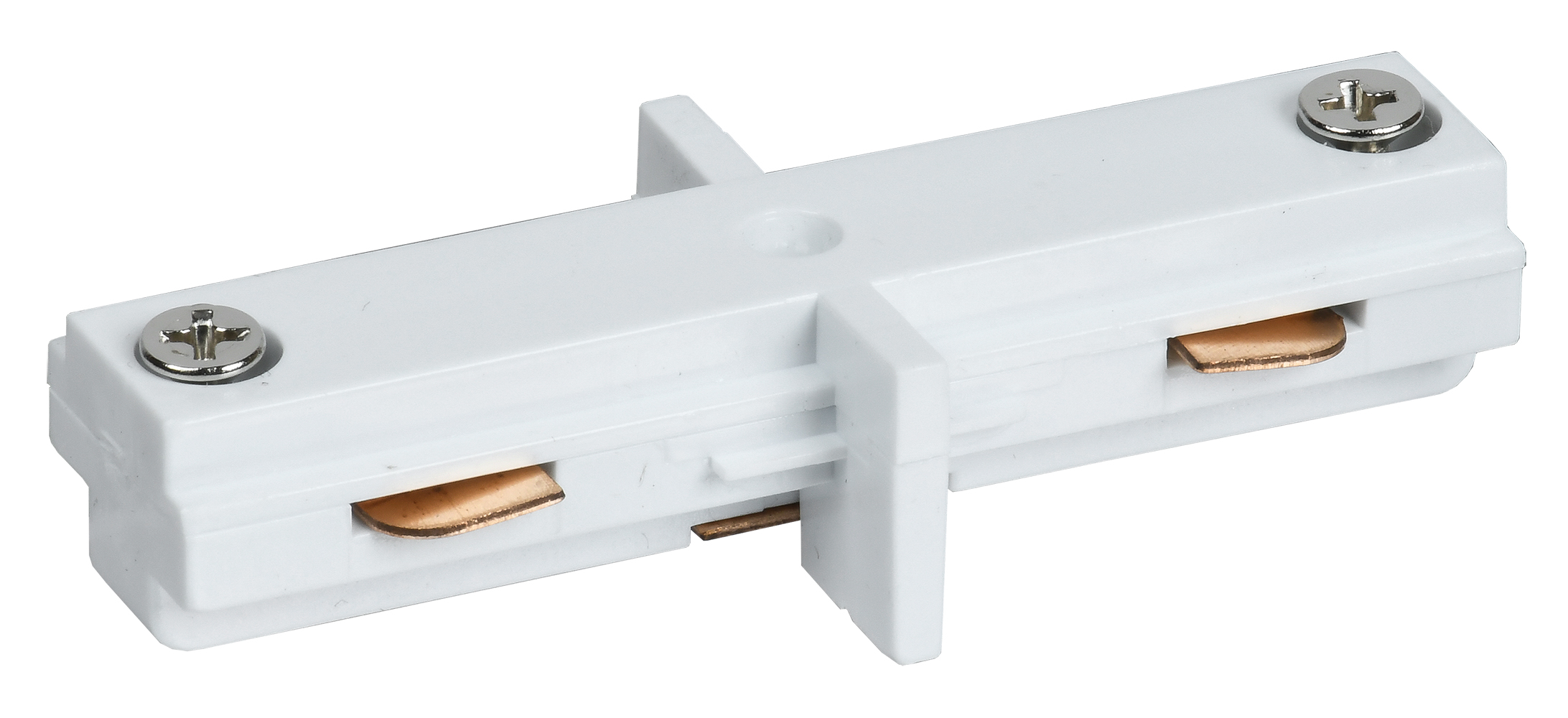 Соединитель прямой внутренний для однофазного шинопровода белый