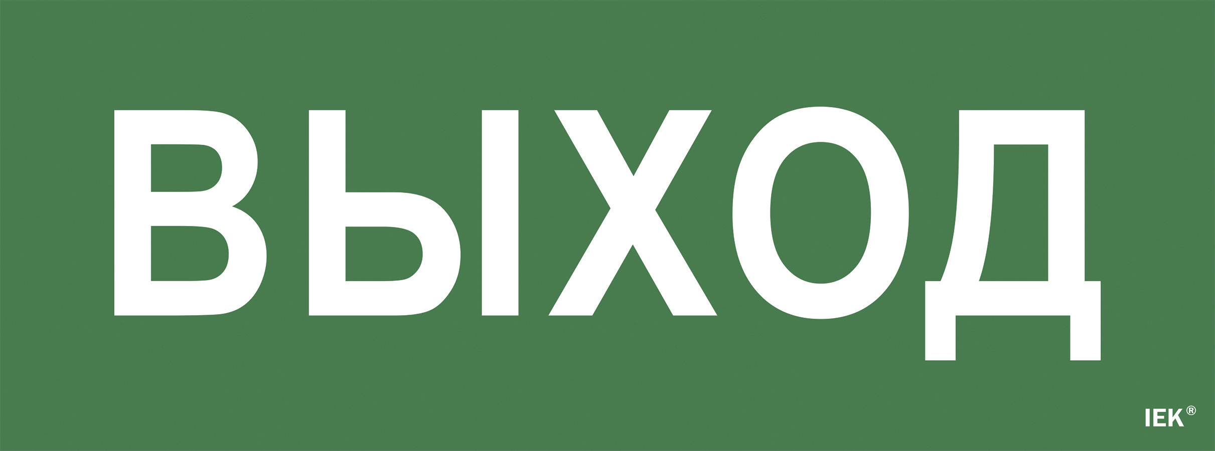 Этикетка самоклеящаяся 350х130 мм ''Выход''