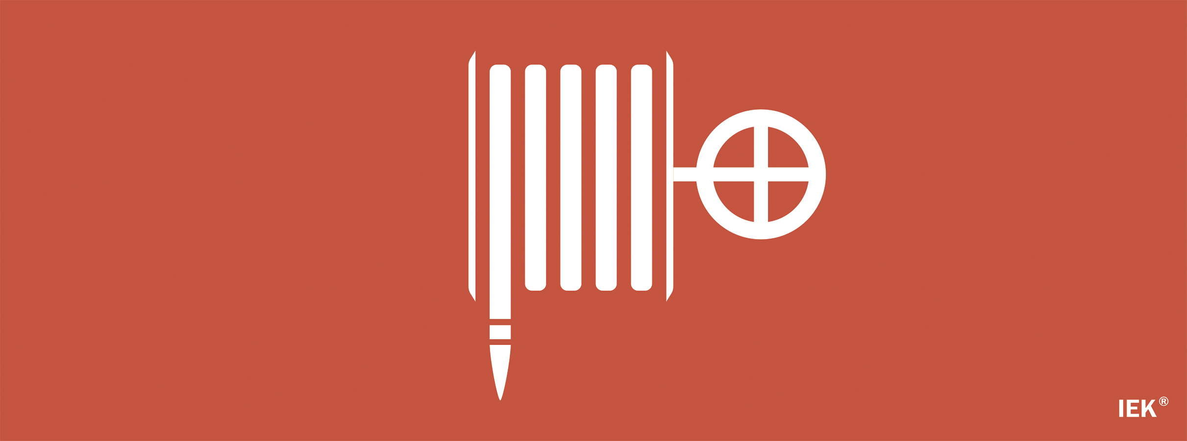 Этикетка самоклеящаяся 350х130 мм ''Пожарный гидрант''