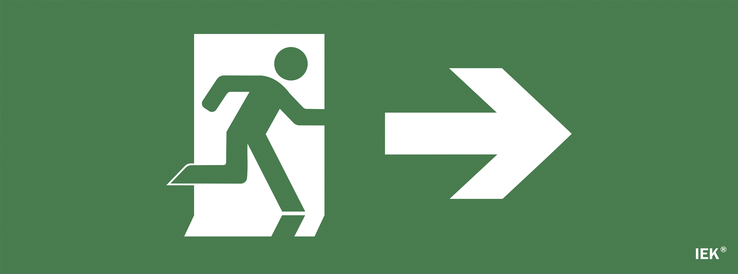 Этикетка самоклеящаяся 350х130 мм ''Фигура/стрелка вправо''