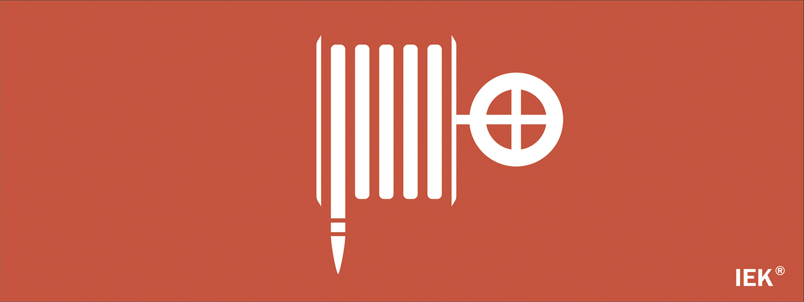 Этикетка самоклеящаяся 240х90 мм ''Пожарный гидрант''