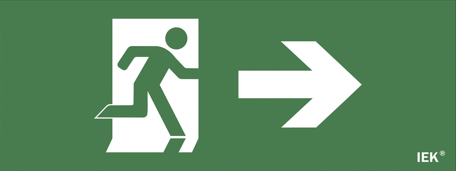 Этикетка самоклеящаяся 240х90 мм ''Фигура/стрелка вправо''