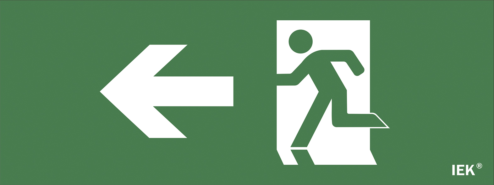 Этикетка самоклеящаяся 240х90 мм ''Фигура/стрелка влево''