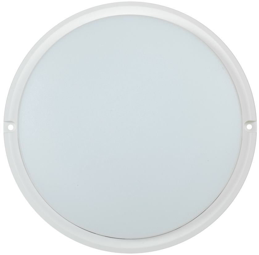 Светильник светодиодный ДПО 4004 18 Вт IP54 4000K круг белый пластик