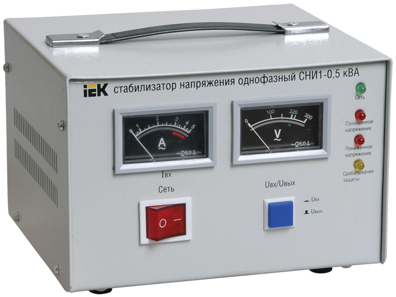 Стабилизатор напряжения однофазный СНИ1-1,5 кВА IVS10-1-01500 IEK