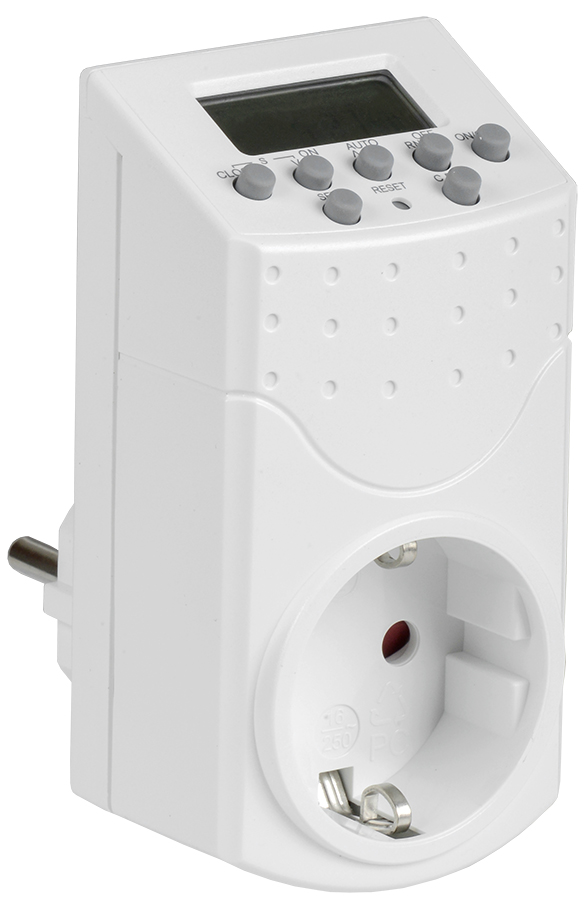 РТЭ-1 Розетка-таймер электр. 1мин 7дн 140on/off 16А IP20