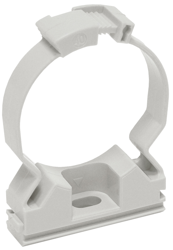 Держатель хомутный серый CFC32