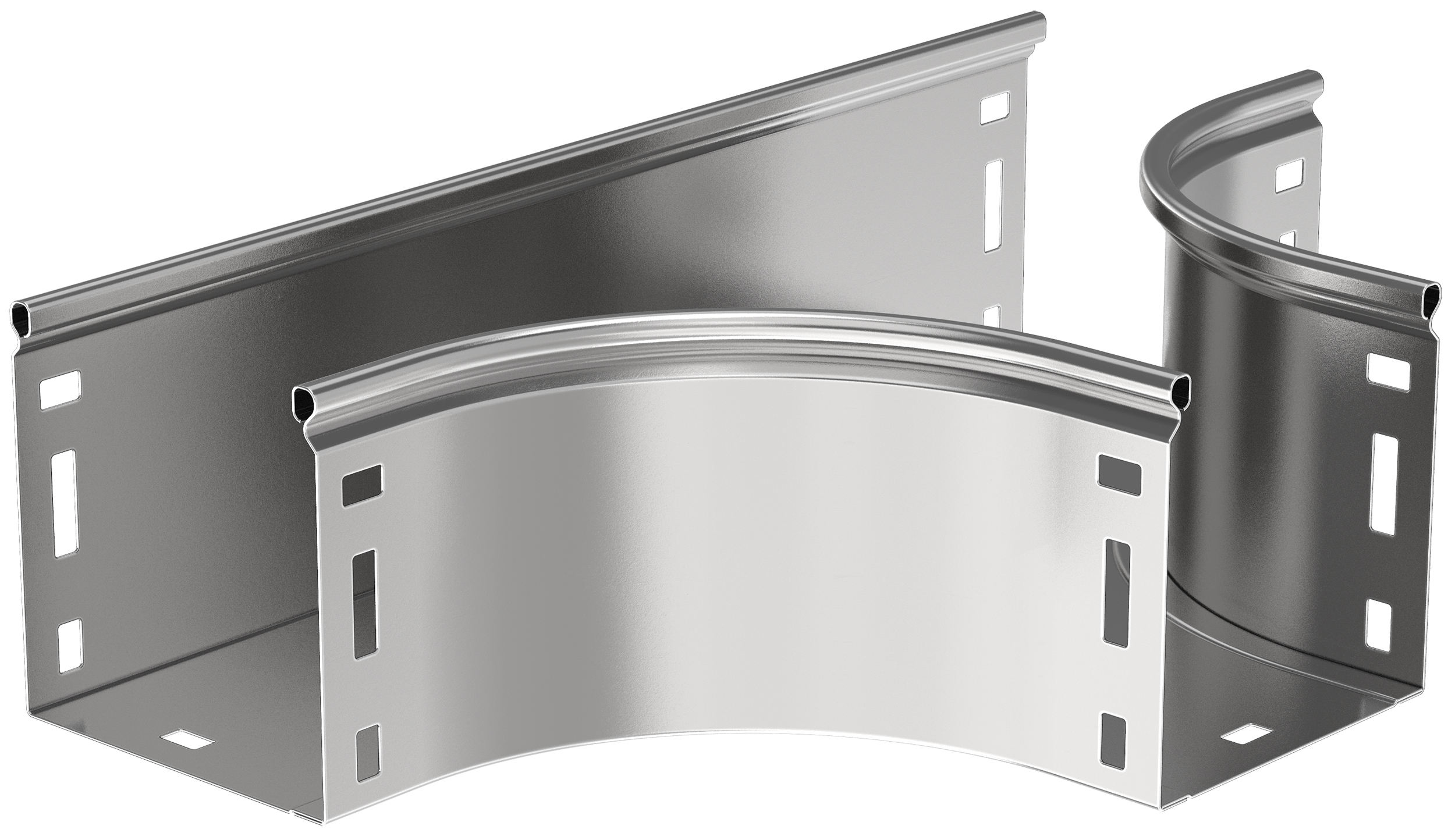 Разветвитель Т-образный плавный тип Г01 ESCA 100х100 мм