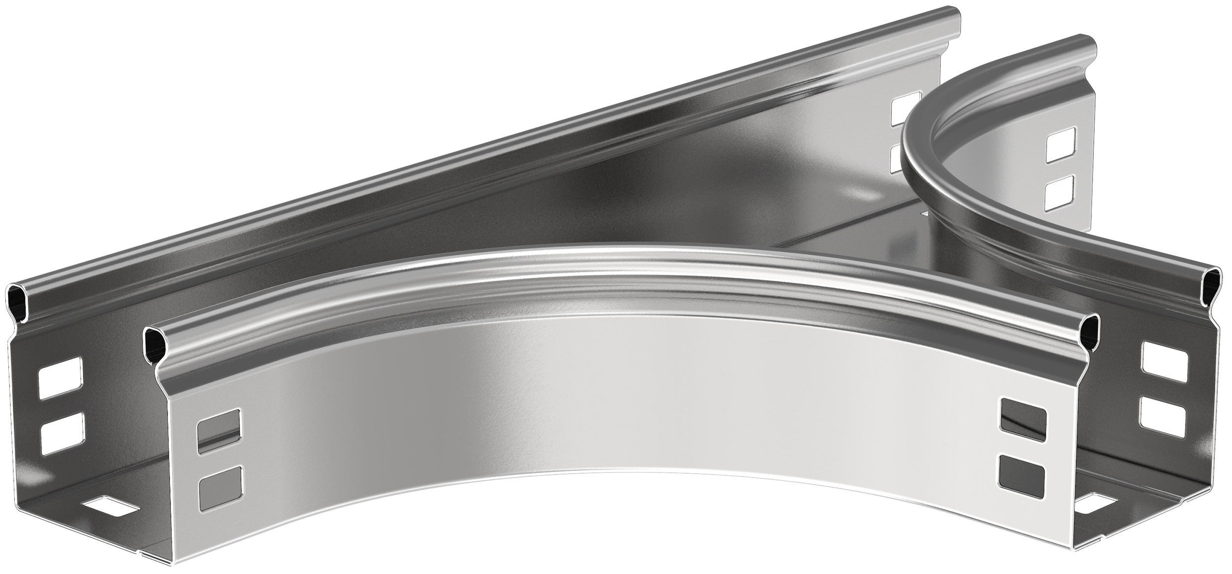 Разветвитель Т-образный плавный тип Г01 ESCA 50х50 мм