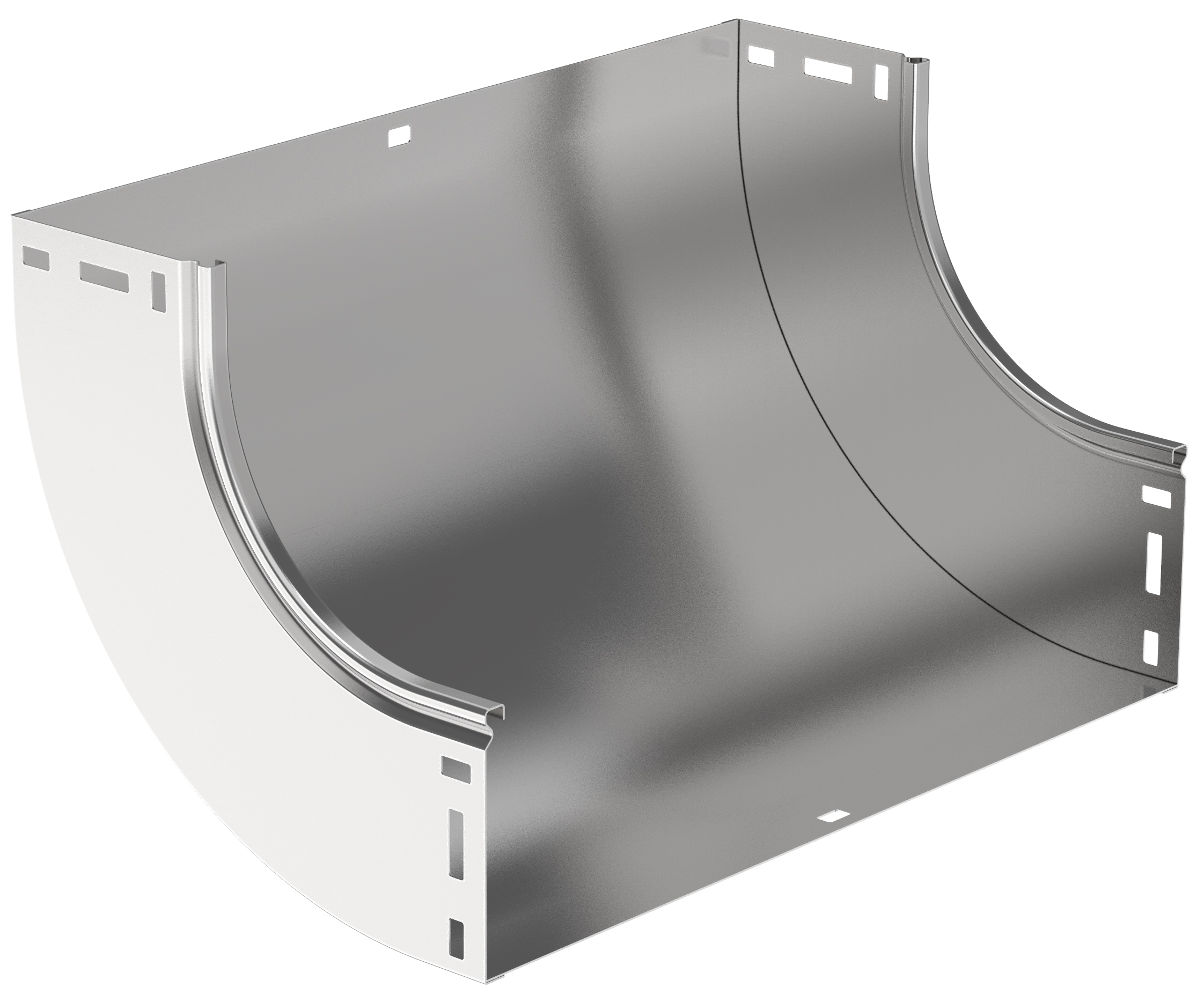 Поворот плавный 90 градусов тип В10 ESCA 80х400 мм