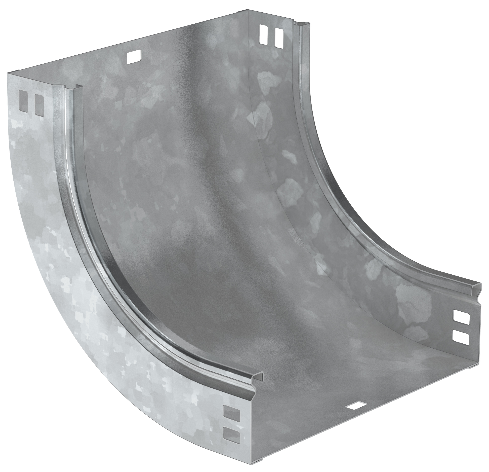 Поворот плавный 90 градусов тип В10 ESCA 80х200 мм HDZ