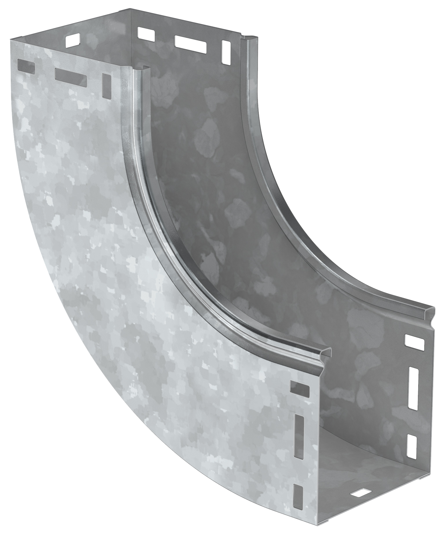 Поворот плавный 90 градусов тип В10 ESCA 80х80 мм HDZ