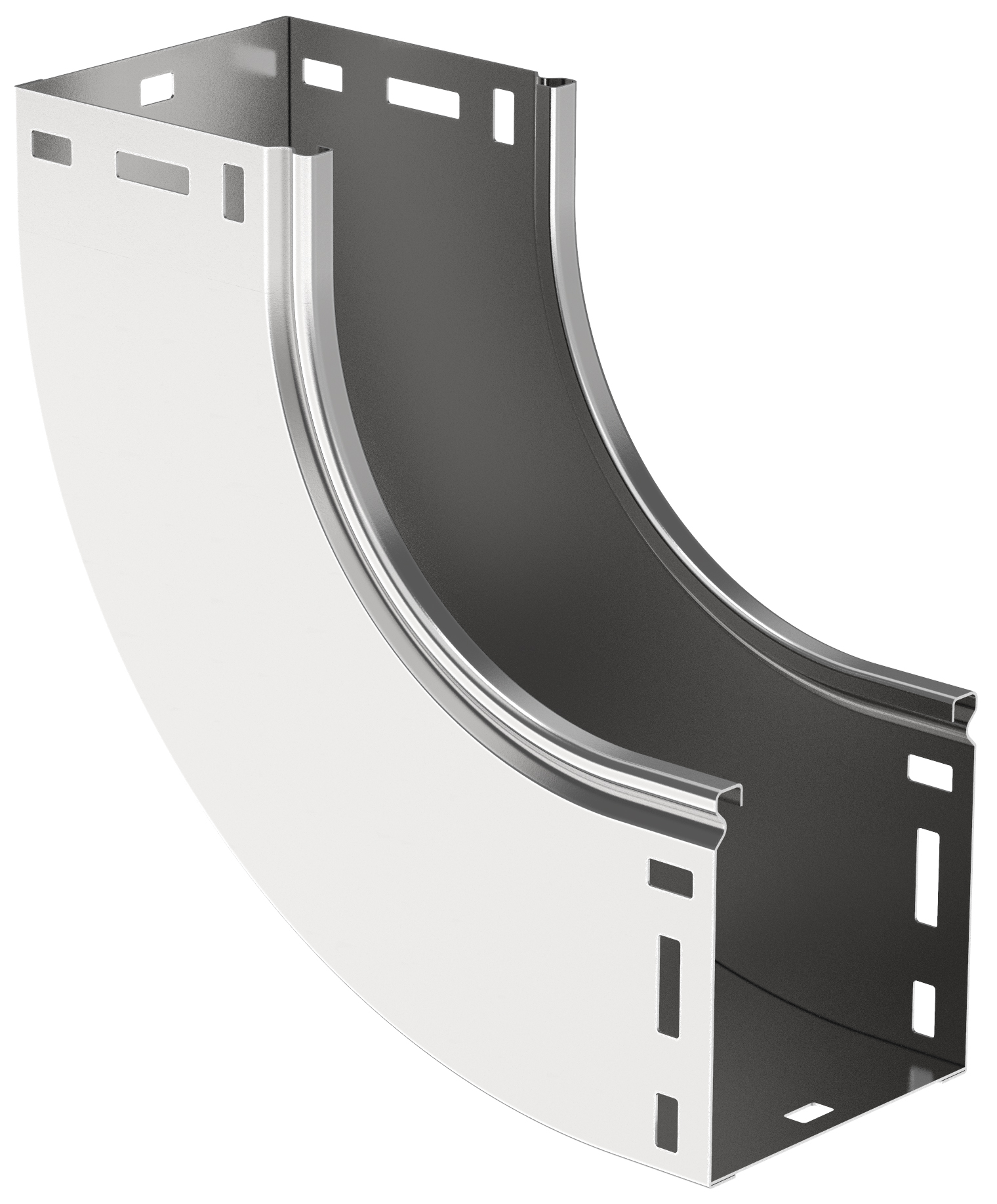 Поворот плавный 90 градусов тип В10 ESCA 100х100 мм