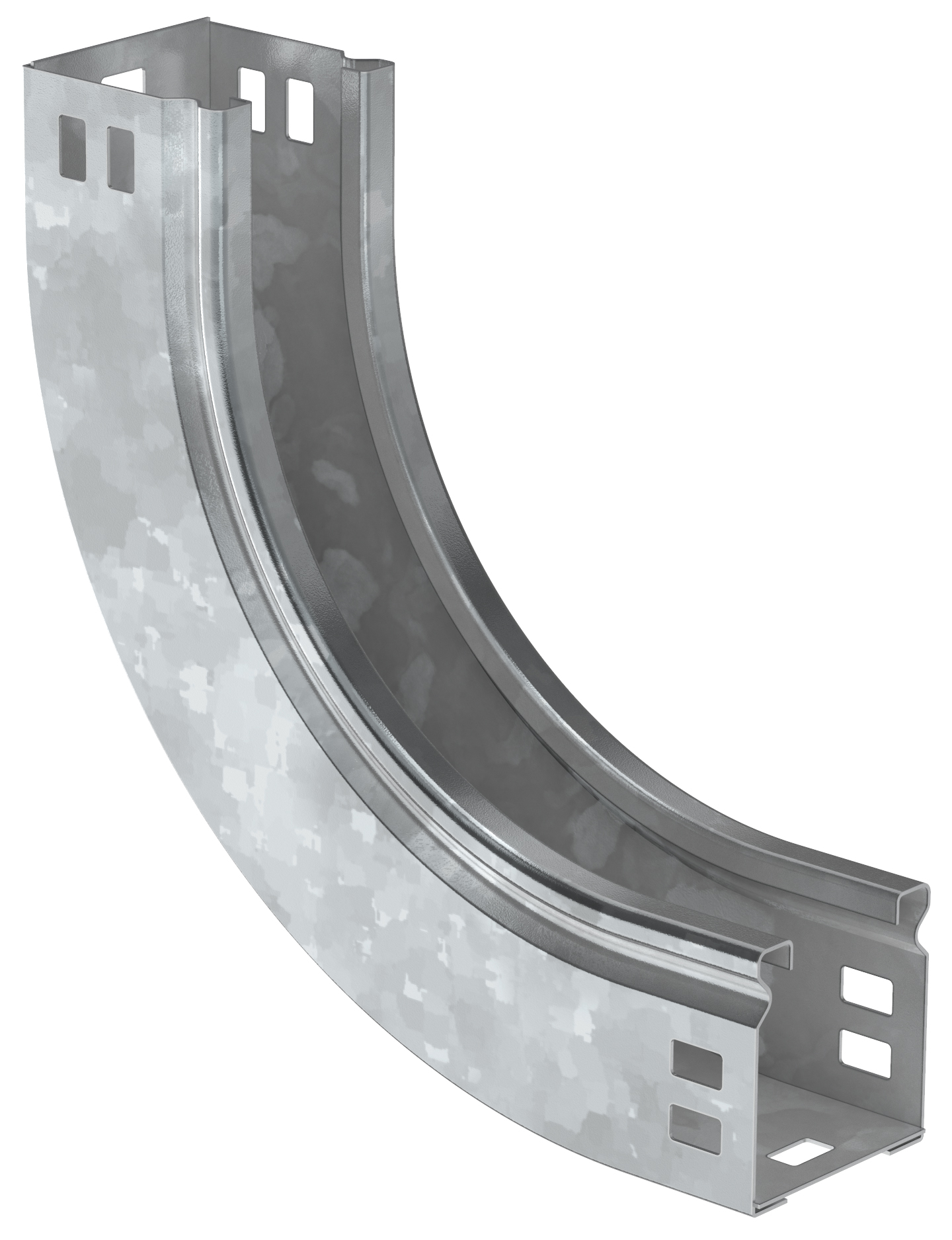 Поворот плавный 90 градусов тип В10 ESCA 50х100 мм HDZ