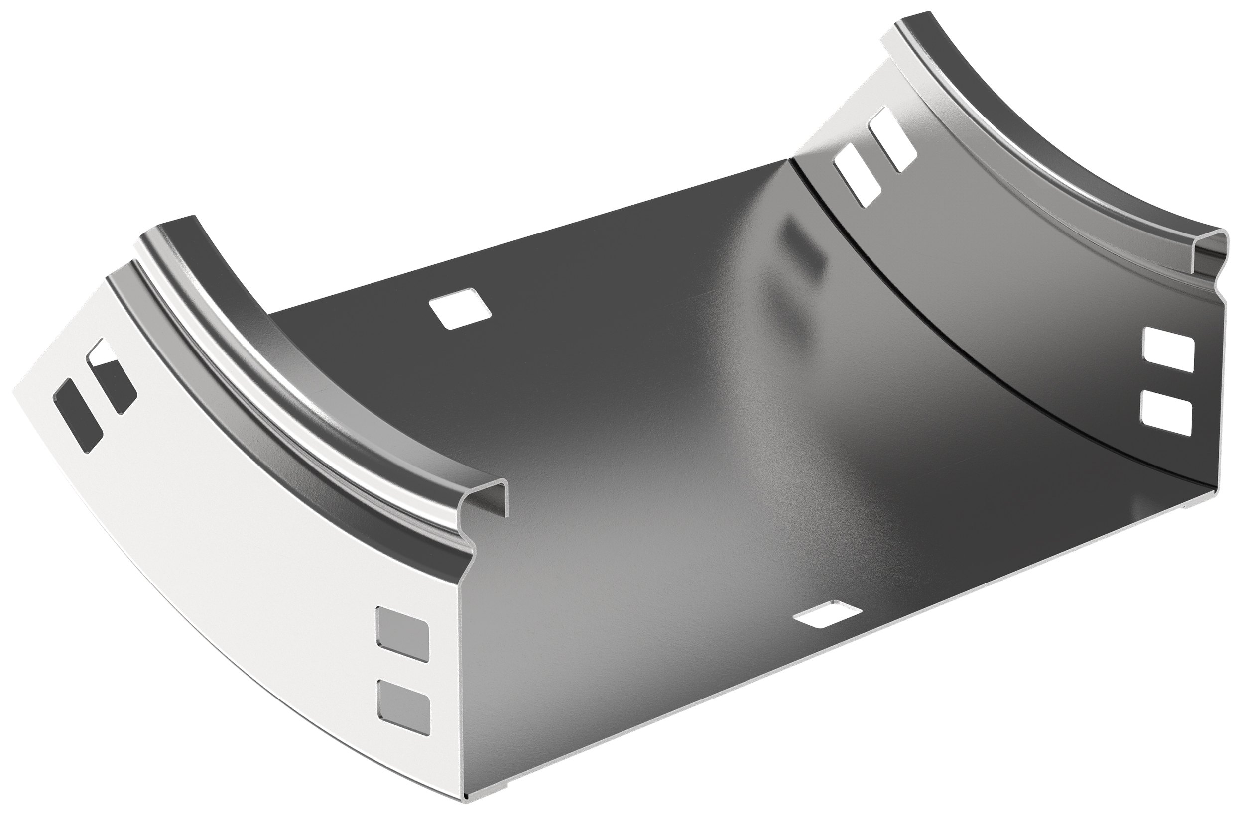 Поворот плавный 45 градусов тип В10 ESCA 80х400 мм