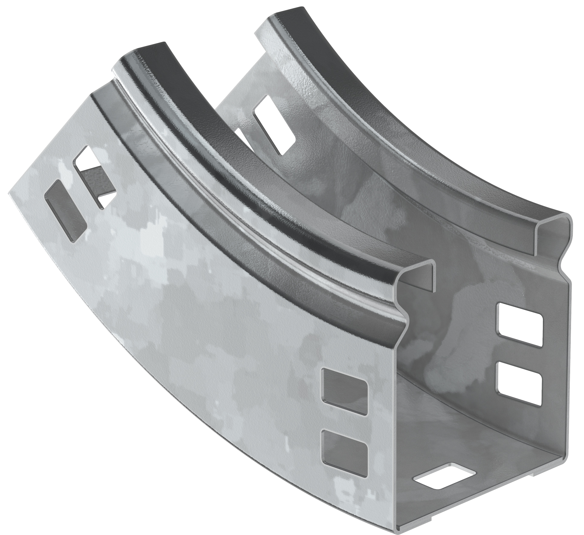 Поворот плавный 45 градусов тип В10 ESCA 50х50 мм HDZ