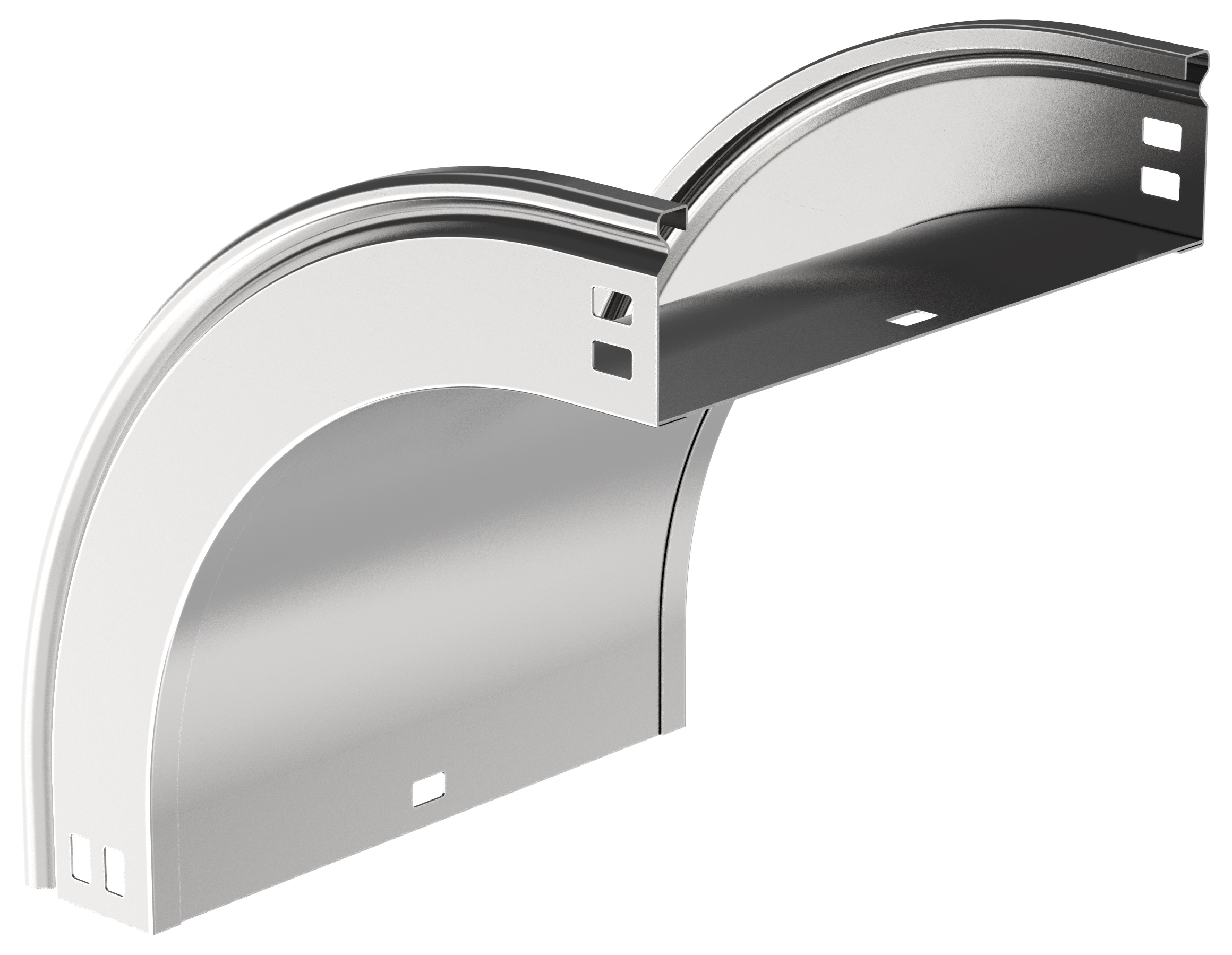 Поворот плавный 90 градусов тип В20 ESCA 80х150 мм