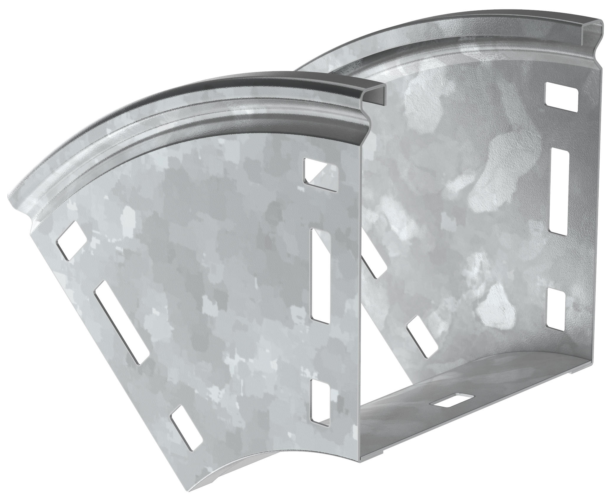 Поворот плавный 45 градусов тип В20 ESCA 100х150 мм HDZ