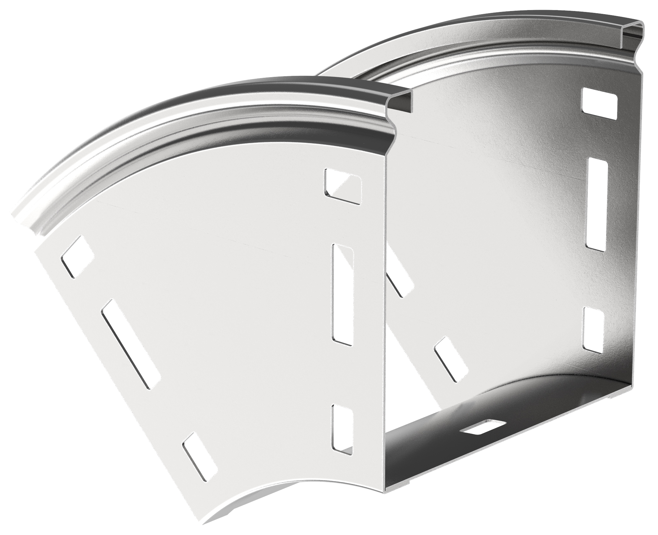 Поворот плавный 45 градусов тип В20 ESCA 100х300 мм