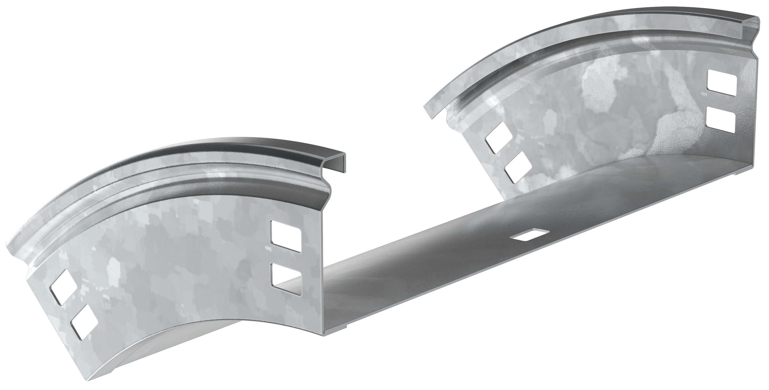 Поворот плавный 45 градусов тип В20 ESCA 50х200 мм HDZ