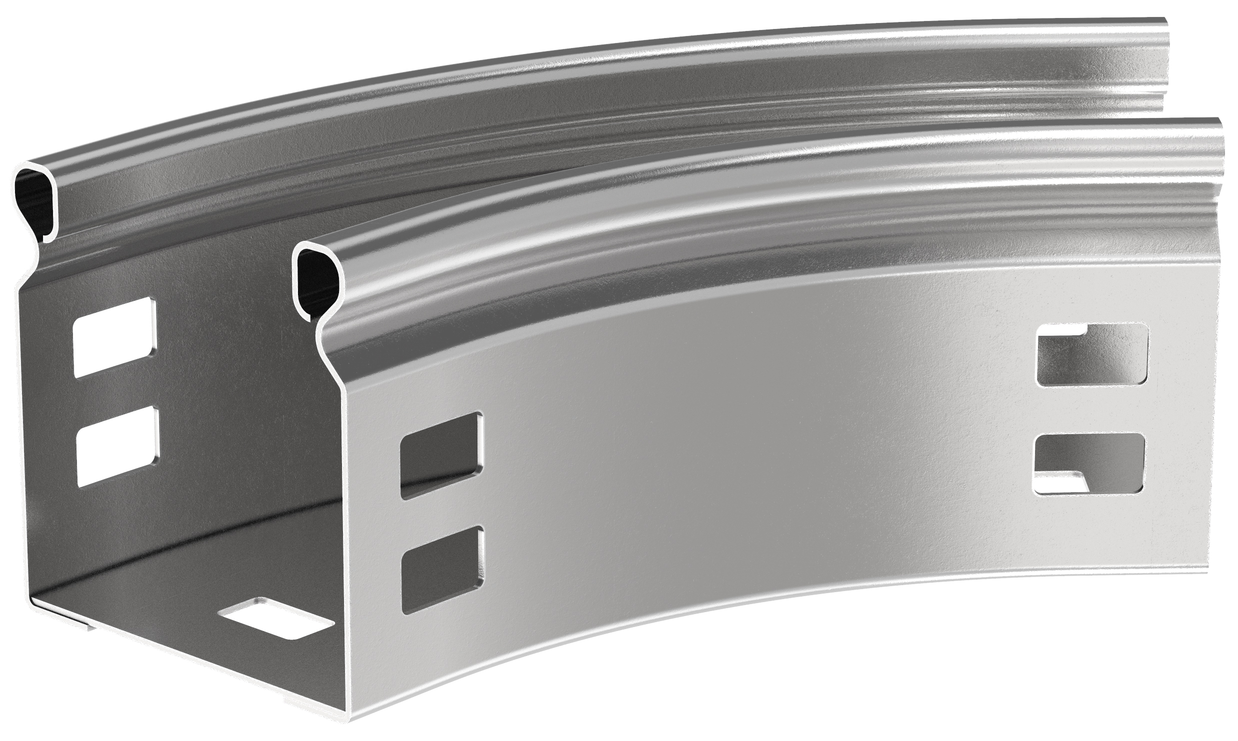 Поворот плавный 45 градусов тип Г01 ESCA 50х100 мм