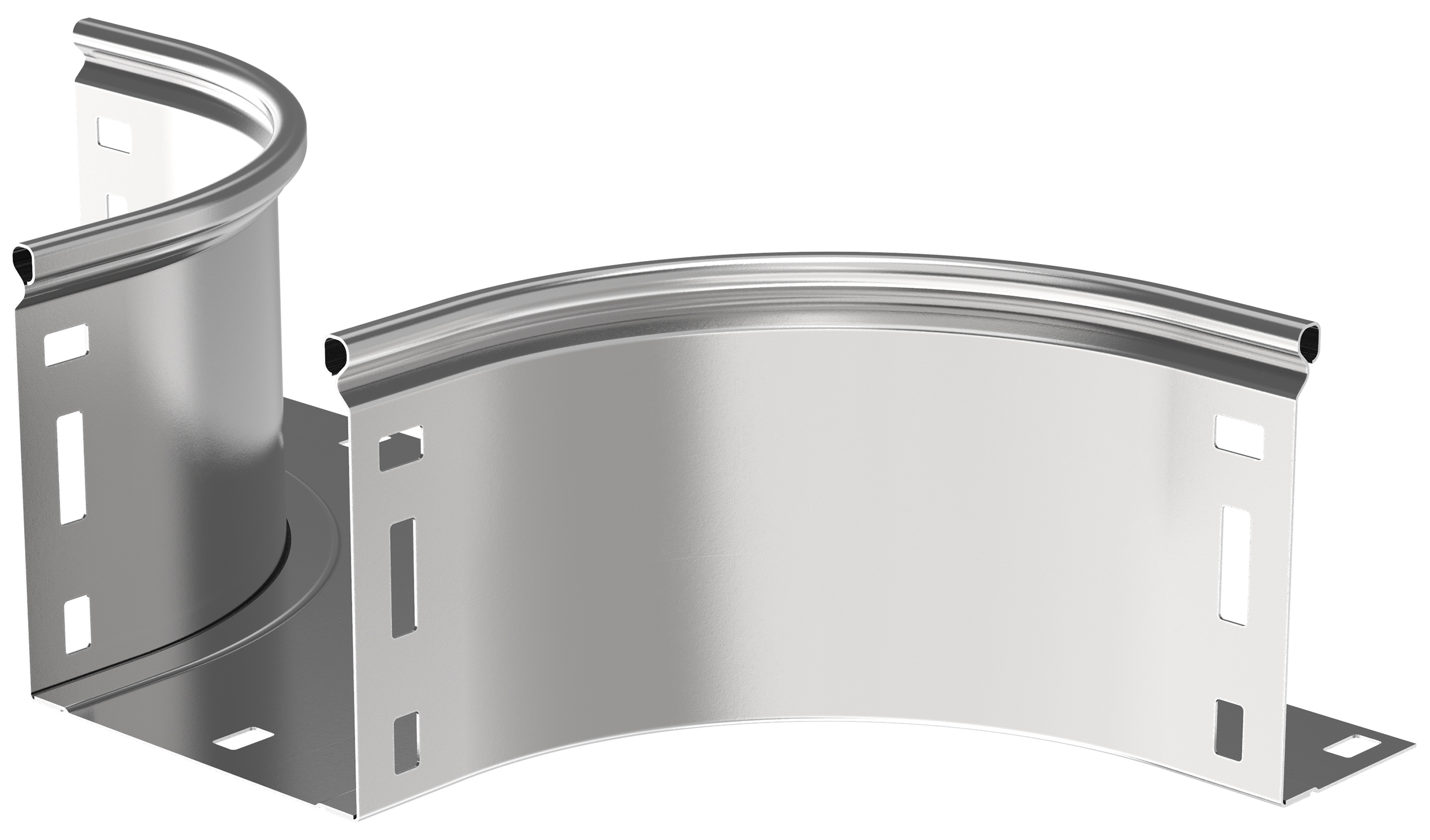 Отвод Т-образный плавный тип Г01 ESCA 100х300 мм