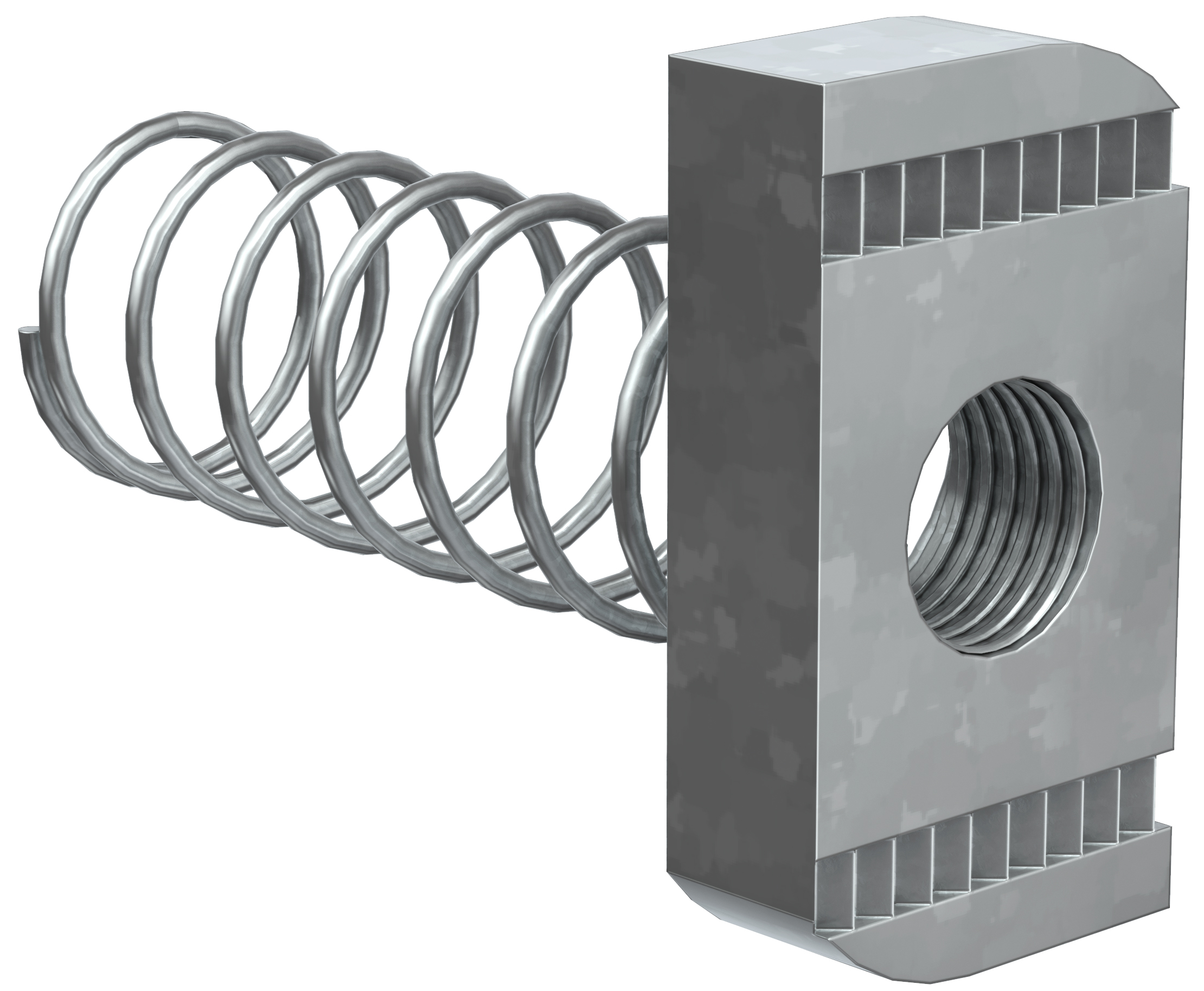 Гайка канальная с удлиненной пружиной М12х40