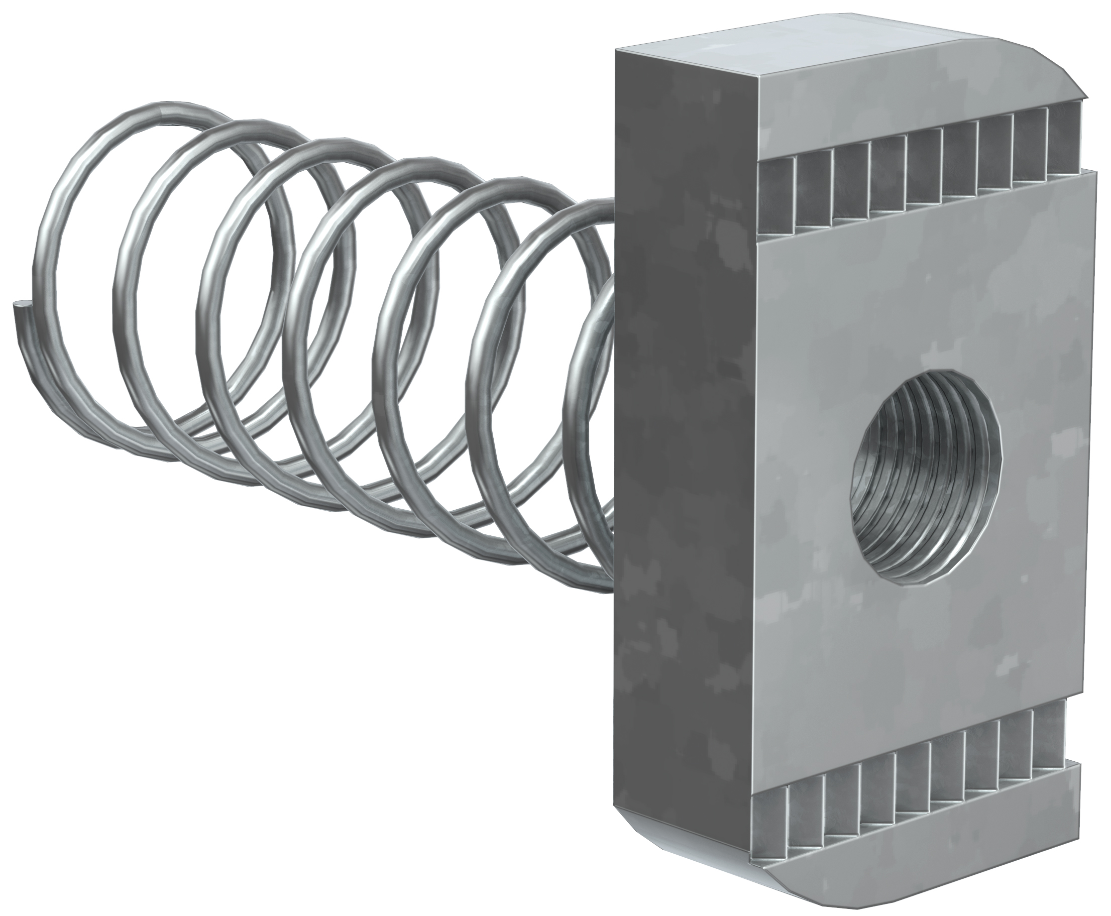 Гайка канальная с удлиненной пружиной М10х40