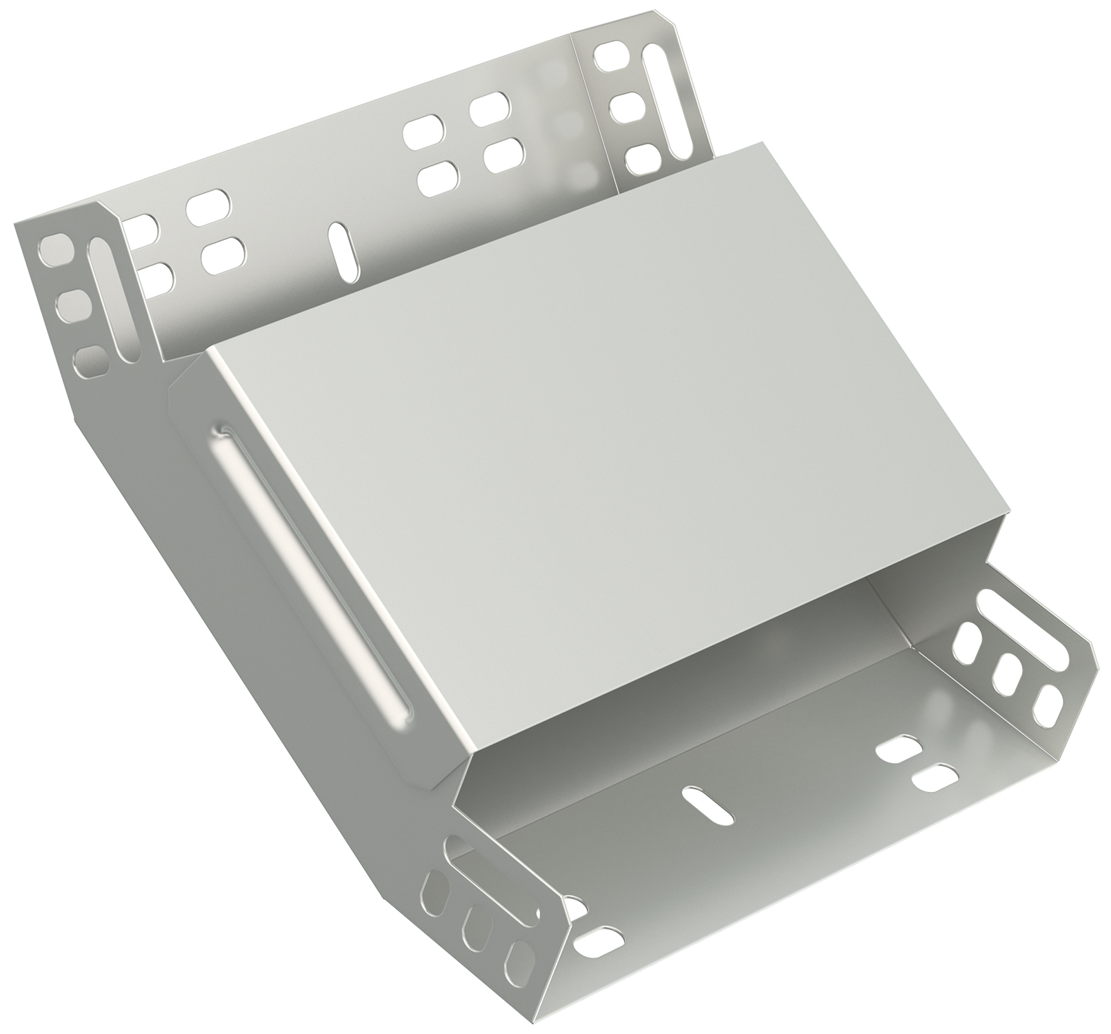 Поворот на 45 градусов вертикальный внутренний 100x400