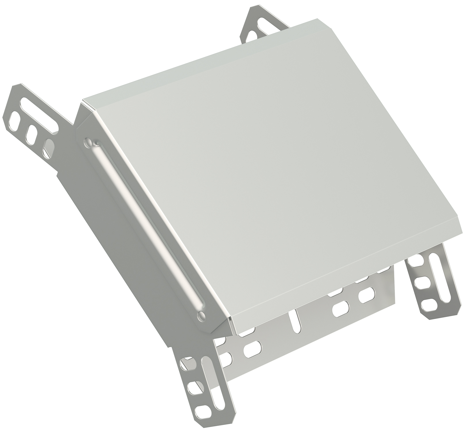 Поворот на 45 градусов вертикальный внешний 100х300 мм