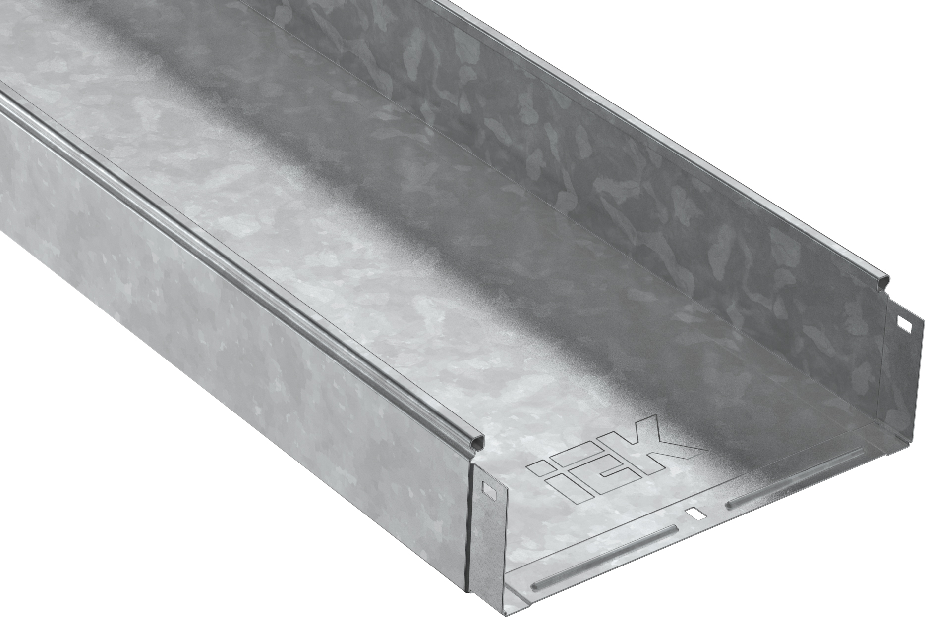 Лоток неперфорированный 100х200х3000мм горячеоцинкованный