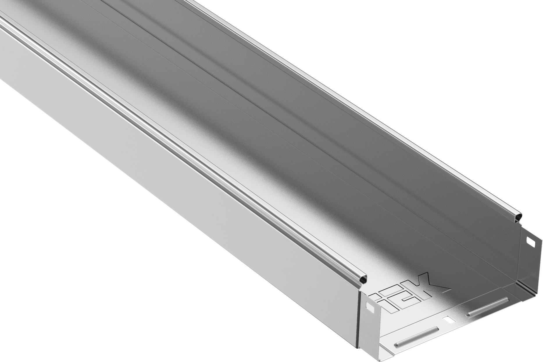 Лоток крашенный неперфорированный 80х200х3000