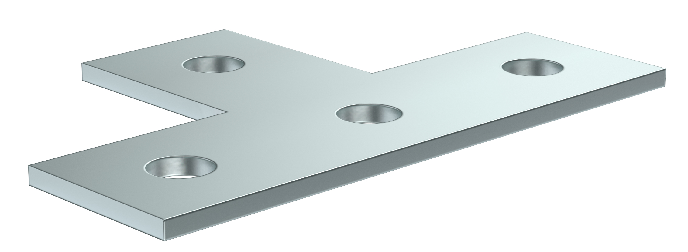 Пластина соединительная T-образная для STRUT-профиля HDZ