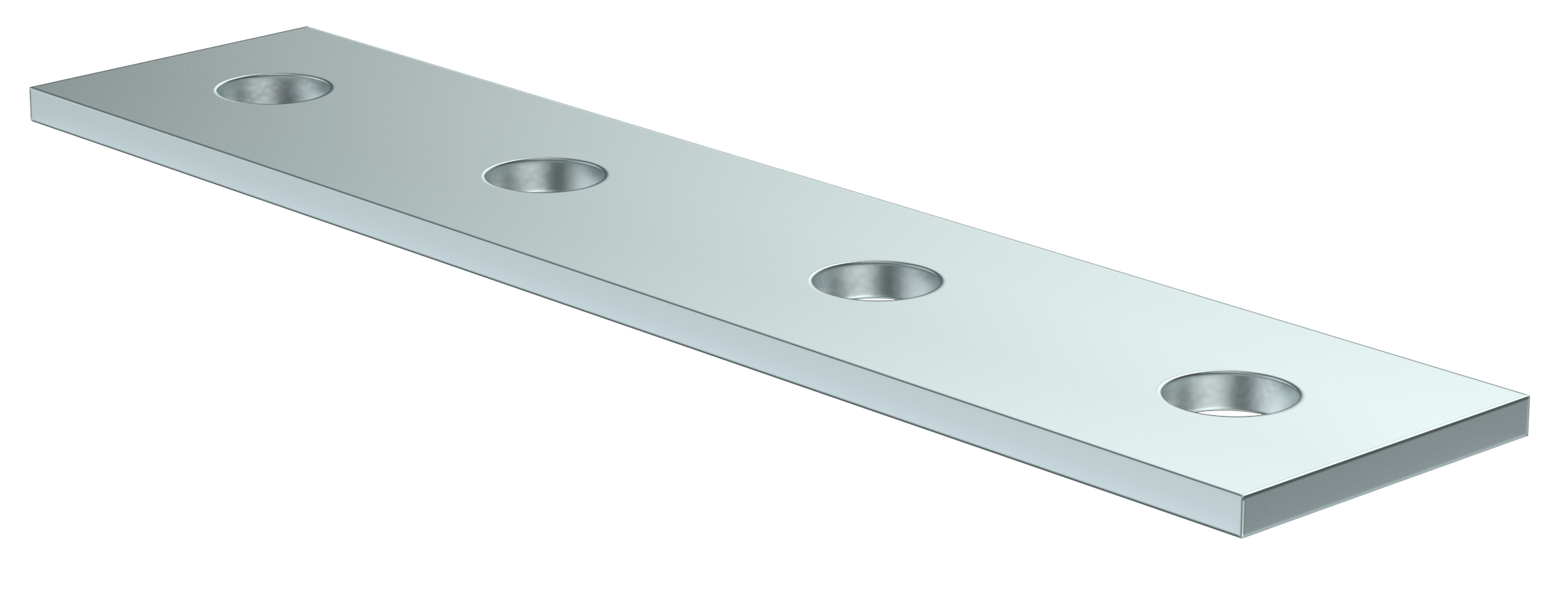 Пластина соединительная с 4 отверстиями для STRUT-профиля HDZ