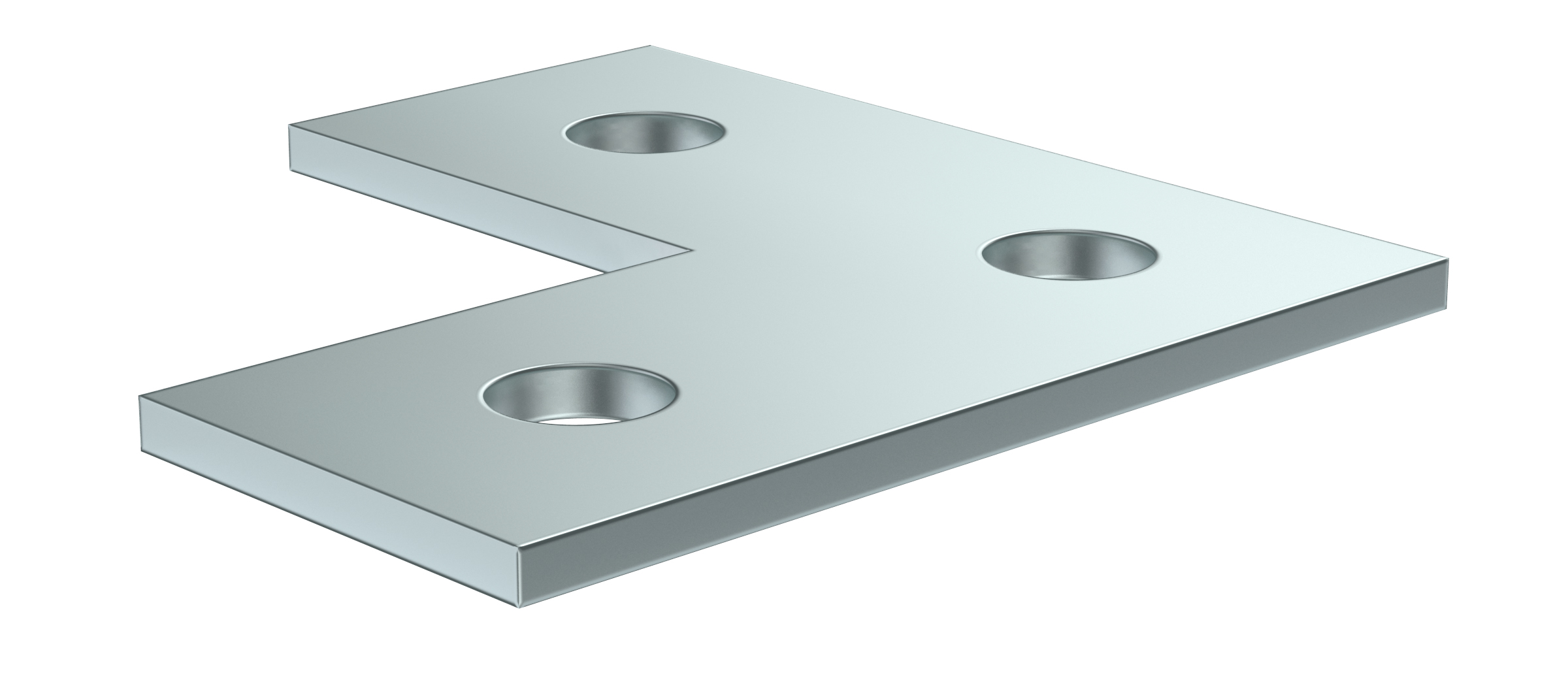 Пластина соединительная L-образная для STRUT-профиля EZ