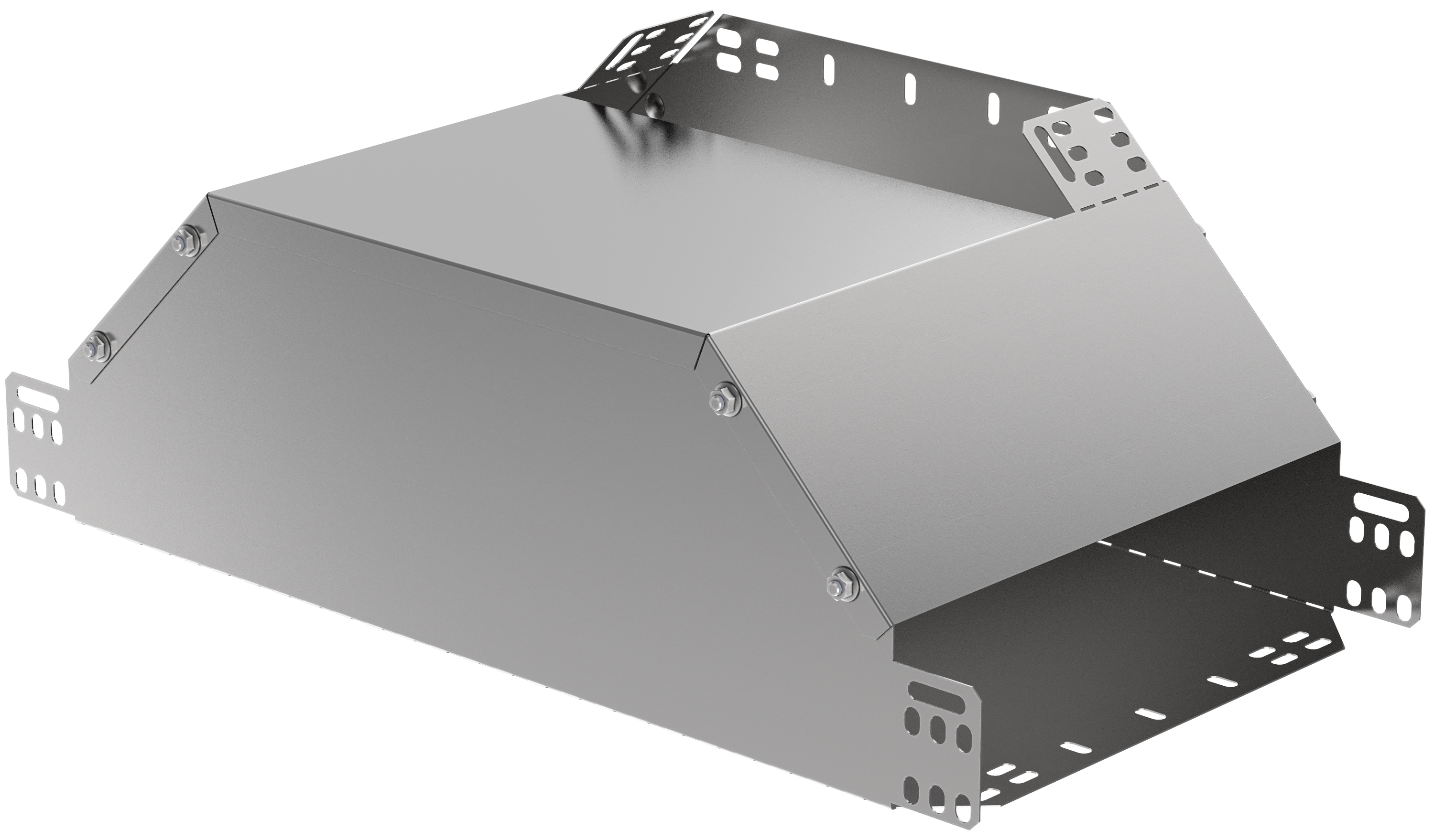 Ответвитель Т-образный вертикальный вверх боковой 50х50