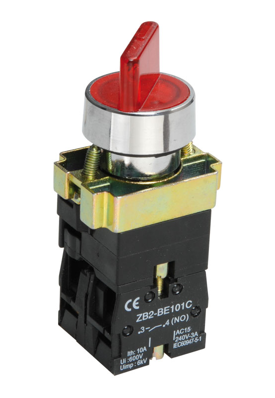 Переключатель LAY5-BK2465 2 положения красный ИЭК