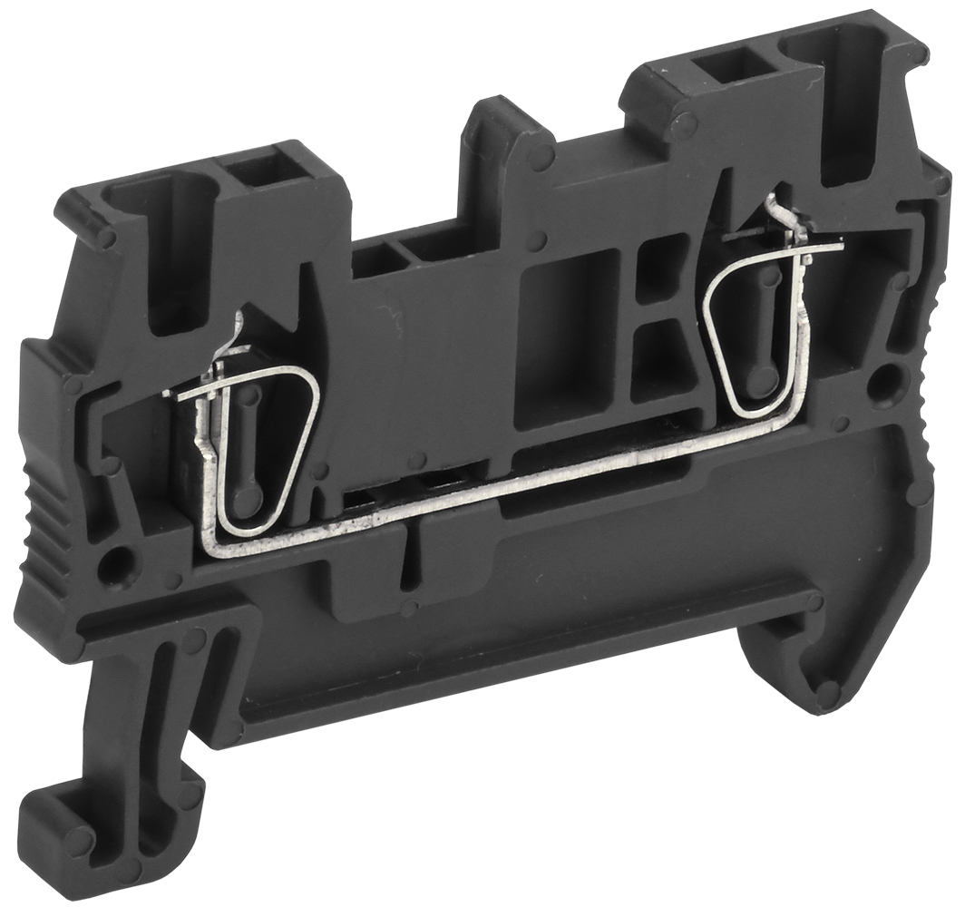 Клемма пружинная КПИ 2в-1,5 17,5А черный