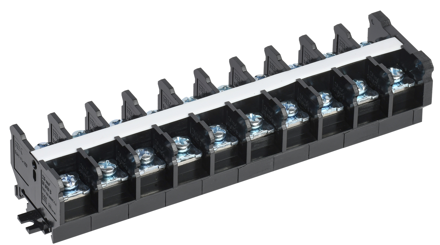 Блок зажимов БЗН TK-100 25 мм2 100А на DIN-рейку 10 пар