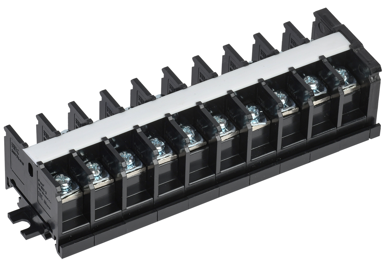 Блок зажимов БЗН TK-040 6 мм2 40А на DIN-рейку 10 пар
