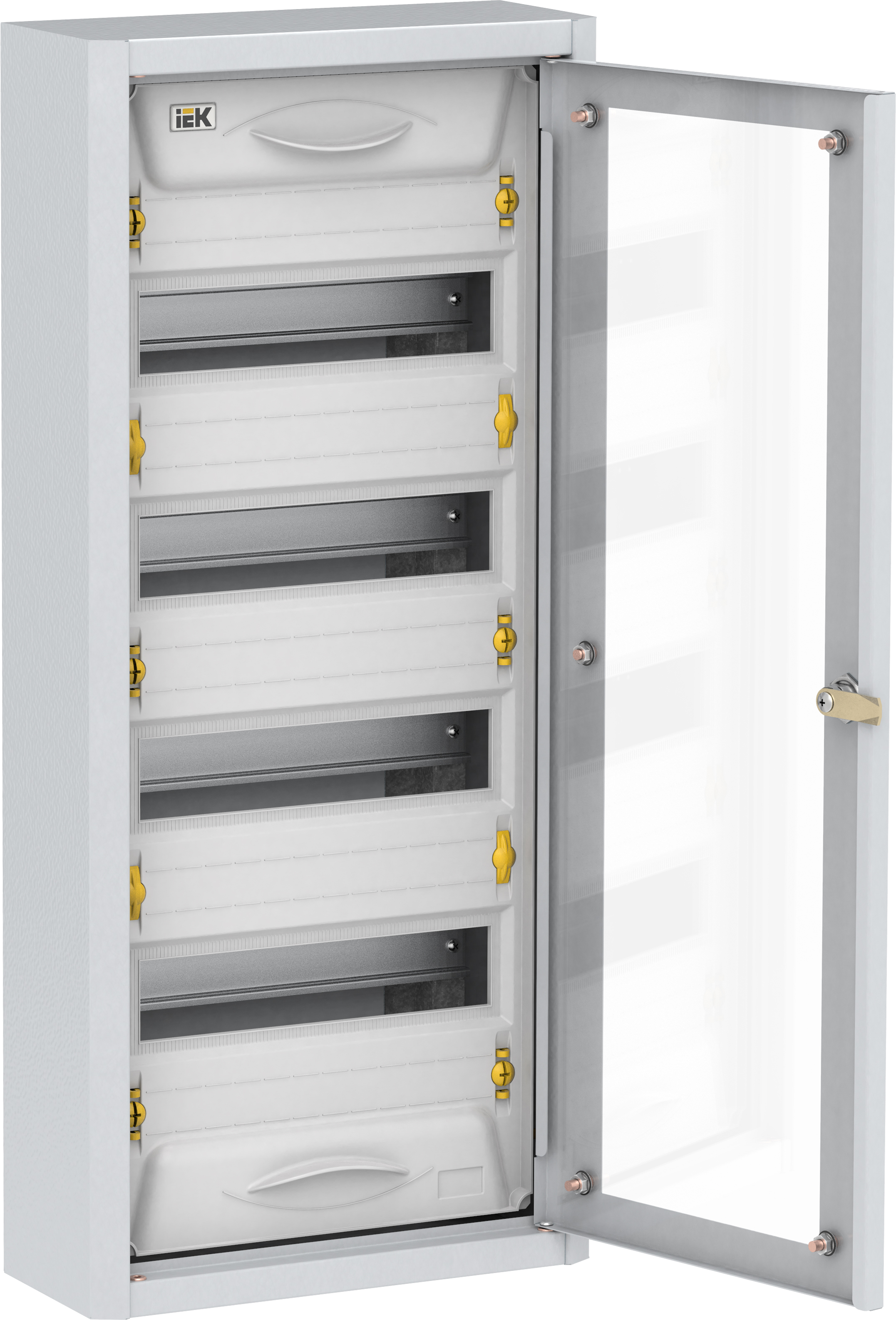 Корпус металлический распределительный навесной ЩРн-48з IP31 прозрачная дверь IP31 УХЛ3 TITAN 5