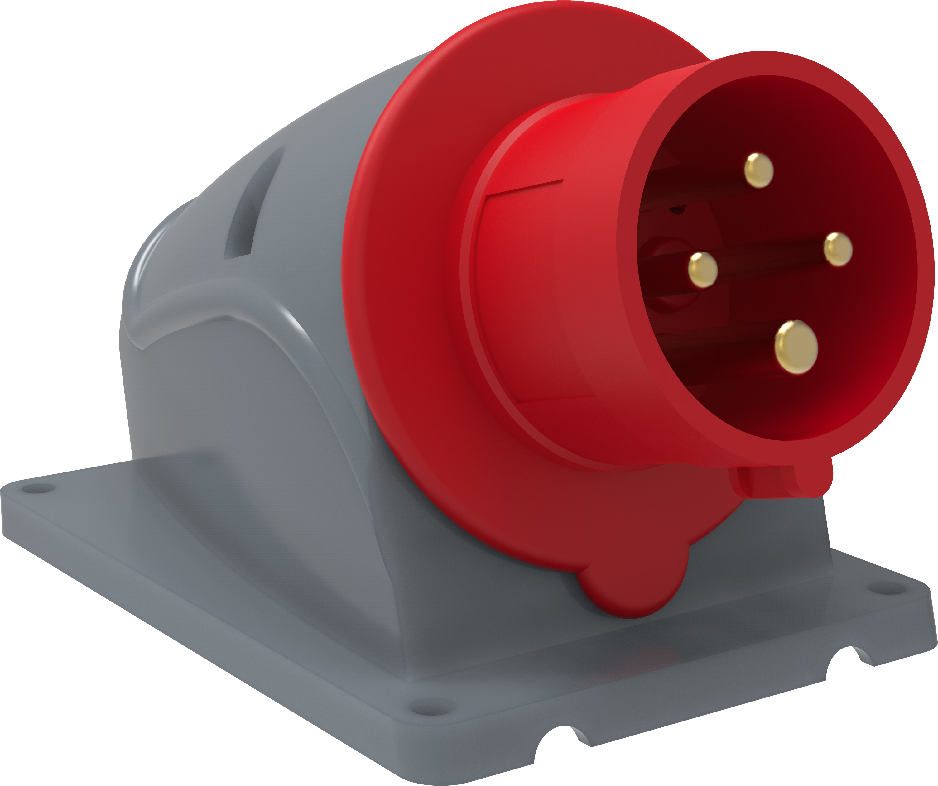 Вилка стационарная ССИ-514 16А 3Р+E 380 IР44