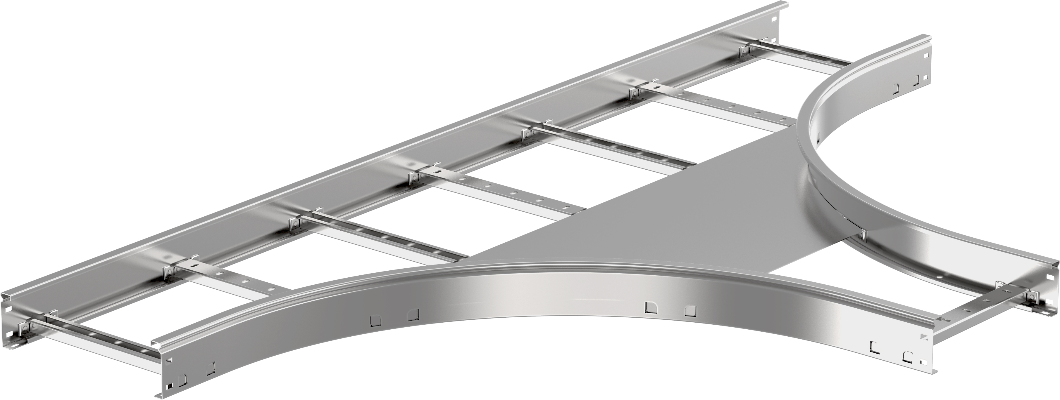 Разветвитель лестничный LESTA Т-образный 55х200 мм R600