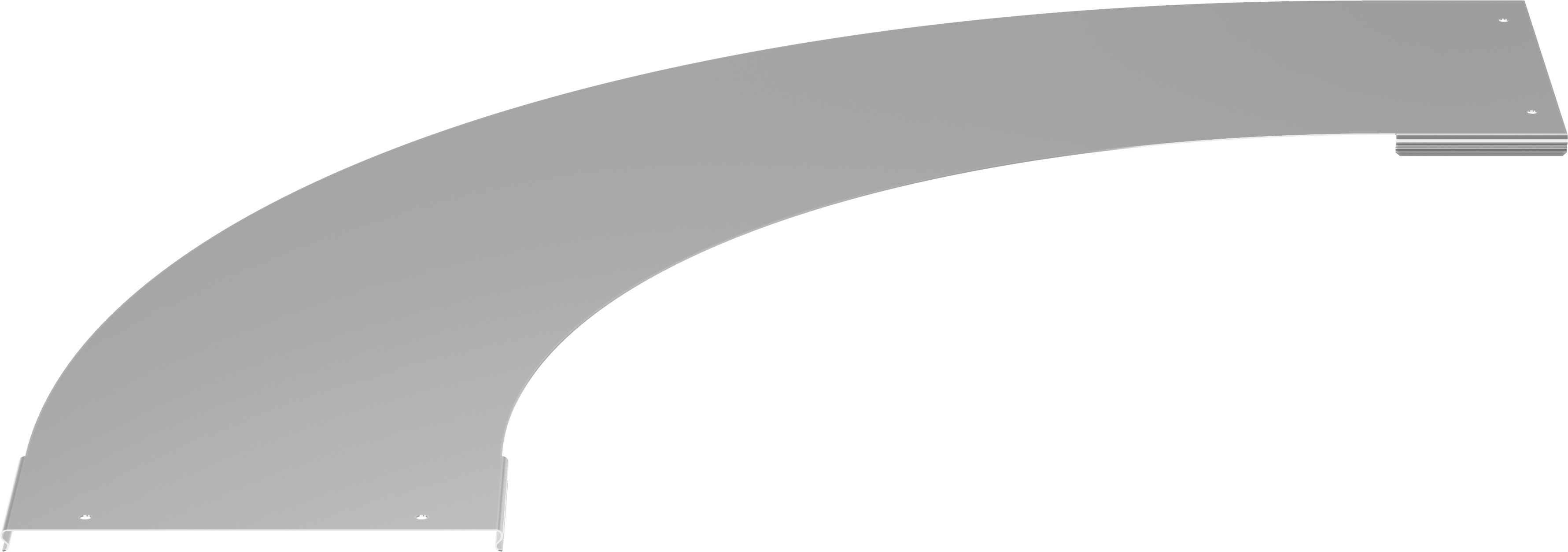 Крышка поворота лестничного 90град основание 500мм R300