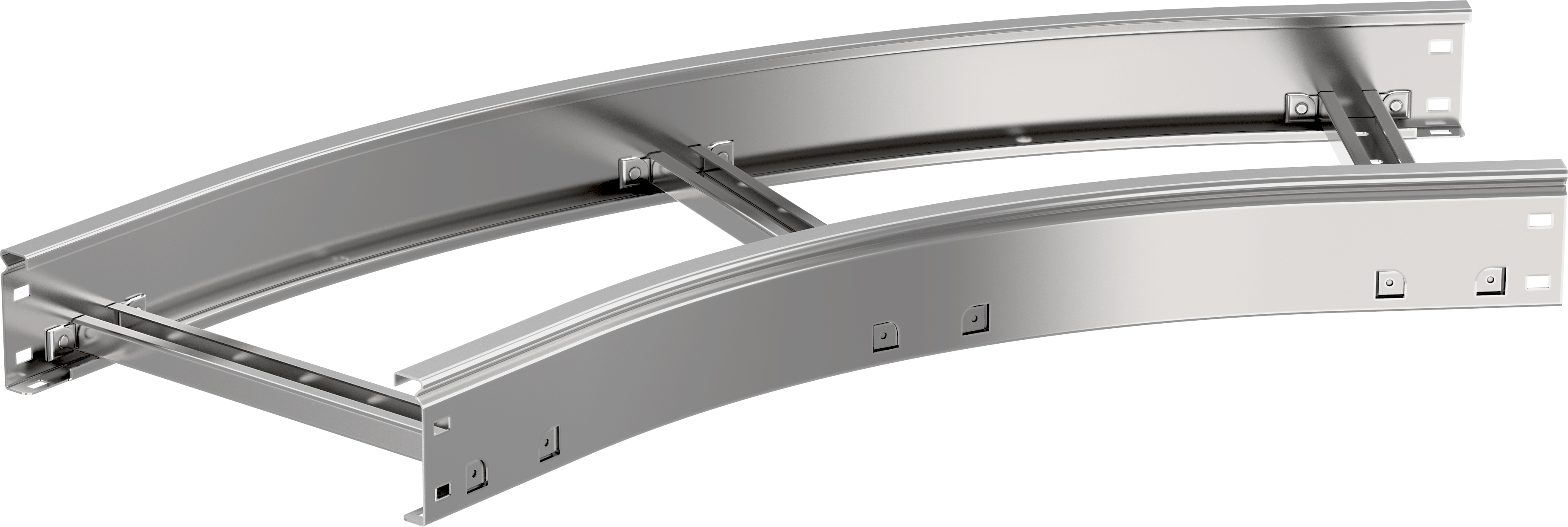 Поворот лестничный LESTA 45 градусов 80х200 мм R600