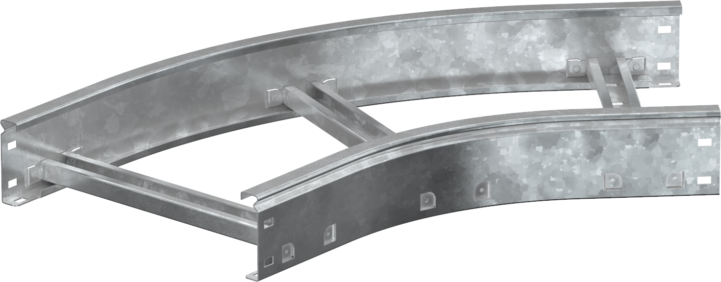 Поворот лестничный LESTA 45 градусов 100х300 мм R300 HDZ