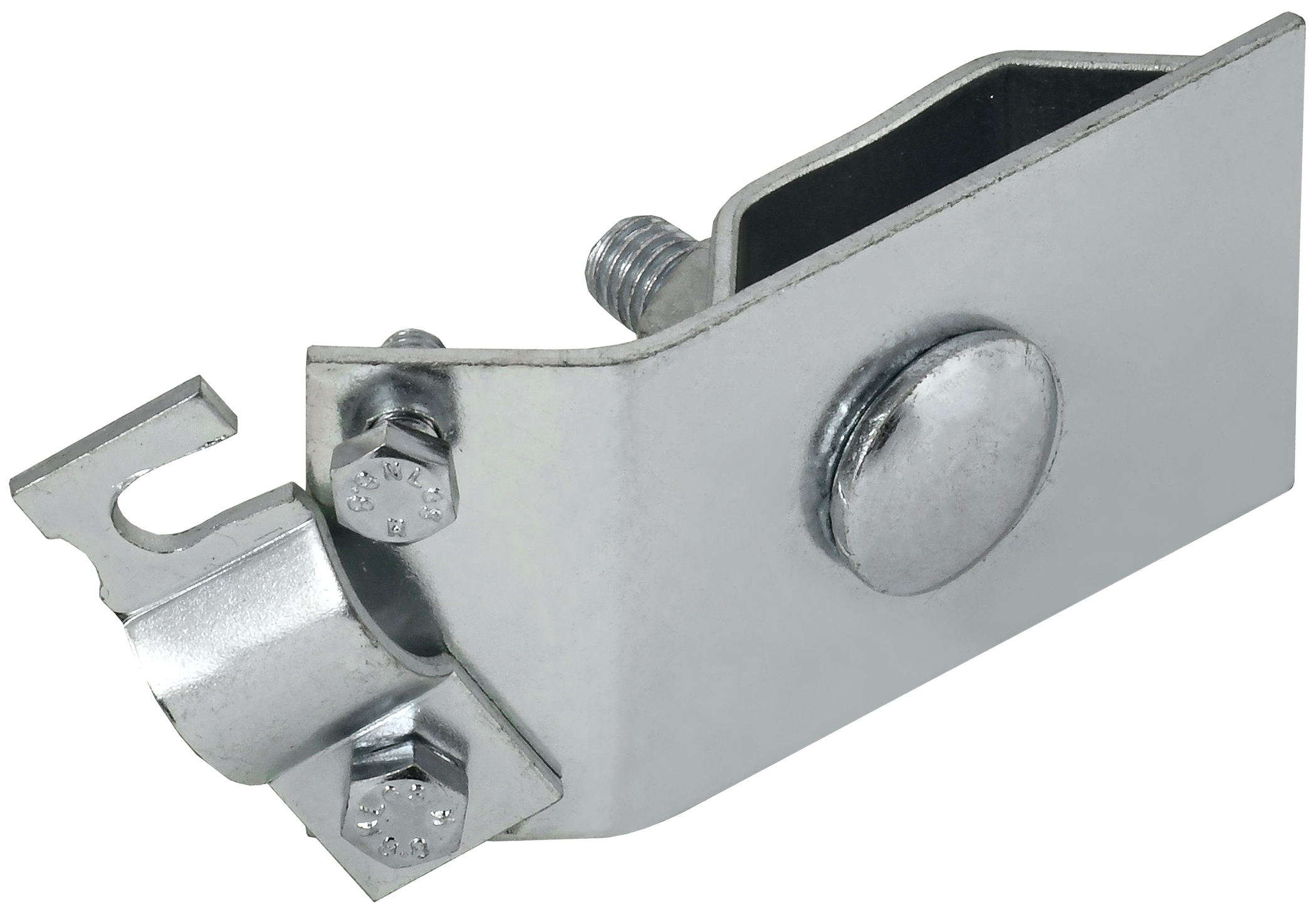 Держатель проводника круглого 6-10 мм желоб водостока оцинкованная сталь